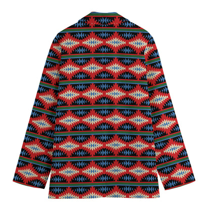 Native Navajo Pattern Print Women's Blazer