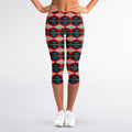 Native Navajo Pattern Print Women's Capri Leggings
