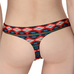 Native Navajo Pattern Print Women's Thong