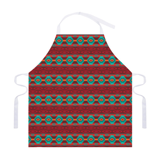 Native Southwestern Pattern Print Adjustable Apron