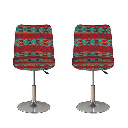 Native Southwestern Pattern Print Bar Stool Covers