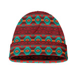 Native Southwestern Pattern Print Beanie
