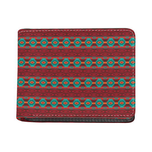 Native Southwestern Pattern Print Bifold Wallet