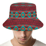 Native Southwestern Pattern Print Bucket Hat