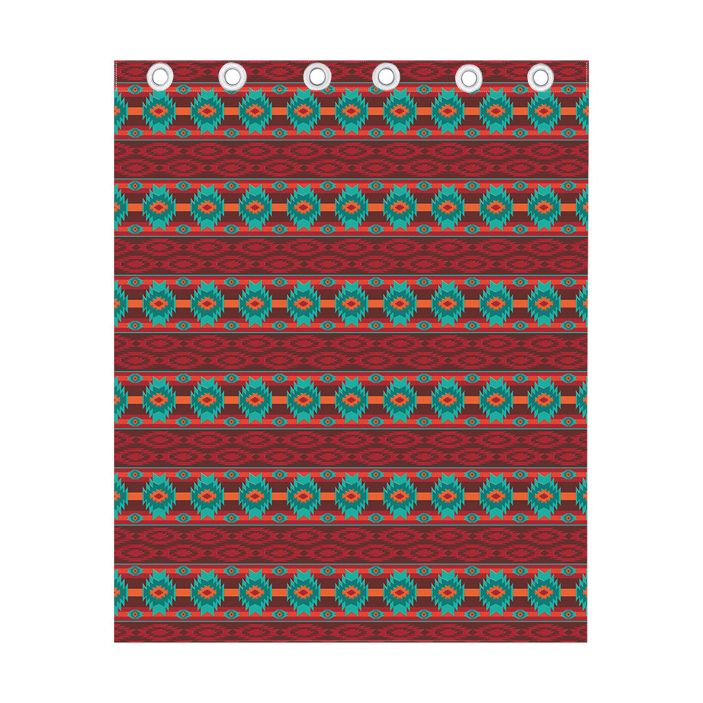 Native Southwestern Pattern Print Curtain