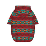 Native Southwestern Pattern Print Dog Zip Up Hoodie