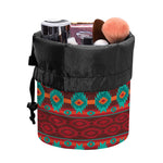 Native Southwestern Pattern Print Drawstring Makeup Bag