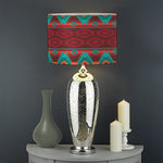 Native Southwestern Pattern Print Drum Lamp Shade