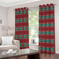 Native Southwestern Pattern Print Grommet Curtains