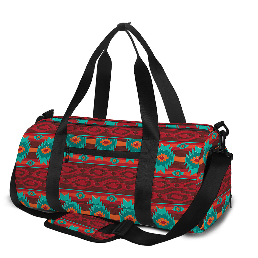 Native Southwestern Pattern Print Gym Bag