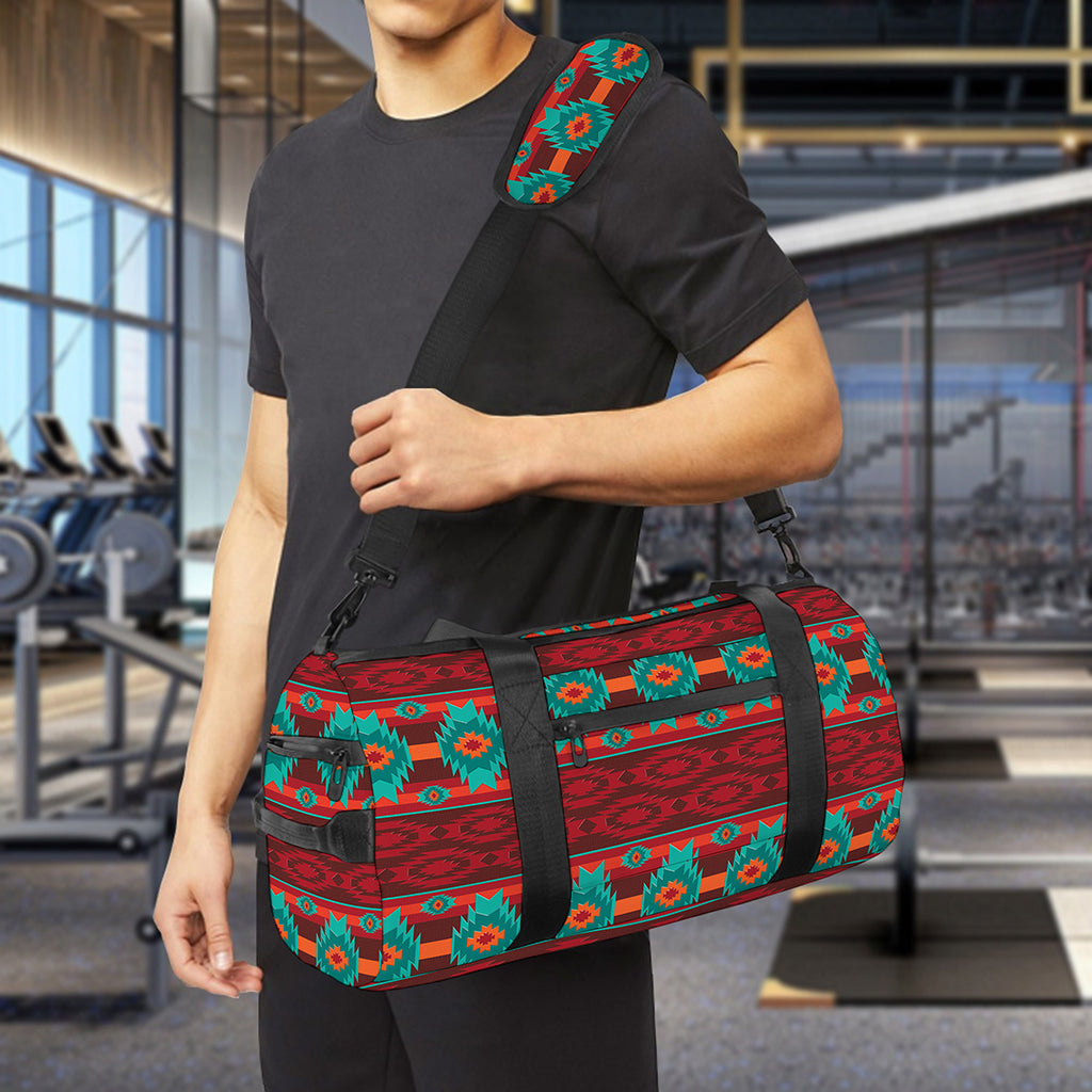 Native Southwestern Pattern Print Gym Bag