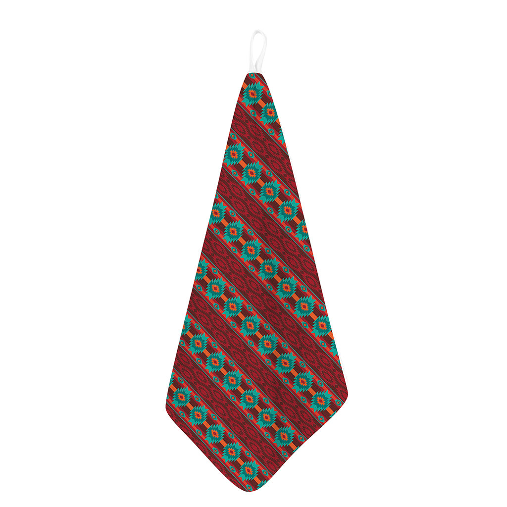 Native Southwestern Pattern Print Hand Towel