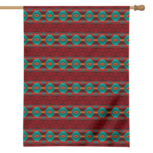 Native Southwestern Pattern Print House Flag