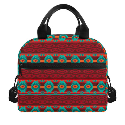Native Southwestern Pattern Print Insulated Lunch Bag
