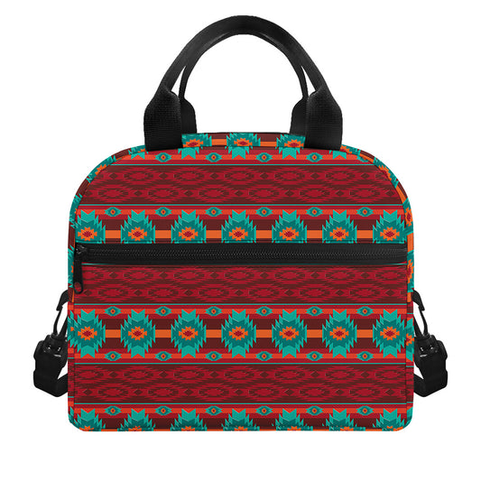 Native Southwestern Pattern Print Insulated Lunch Bag