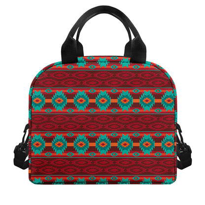 Native Southwestern Pattern Print Insulated Lunch Bag