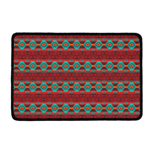 Native Southwestern Pattern Print Kitchen Mat