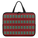 Native Southwestern Pattern Print Laptop Sleeve With Handle