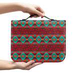 Native Southwestern Pattern Print Leather Bible Cover