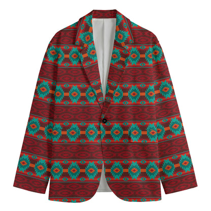 Native Southwestern Pattern Print Men's Blazer