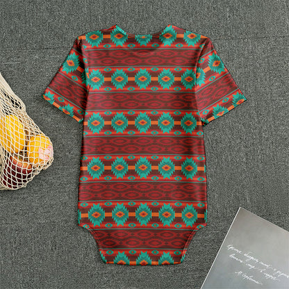 Native Southwestern Pattern Print Men's Bodysuit
