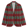 Native Southwestern Pattern Print Men's Cotton Blazer