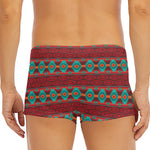 Native Southwestern Pattern Print Men's Short Boxer Briefs