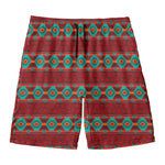 Native Southwestern Pattern Print Men's Swim Trunks