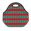 Native Southwestern Pattern Print Neoprene Lunch Bag