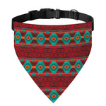 Native Southwestern Pattern Print Over The Collar Dog Bandana