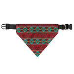 Native Southwestern Pattern Print Over The Collar Dog Bandana