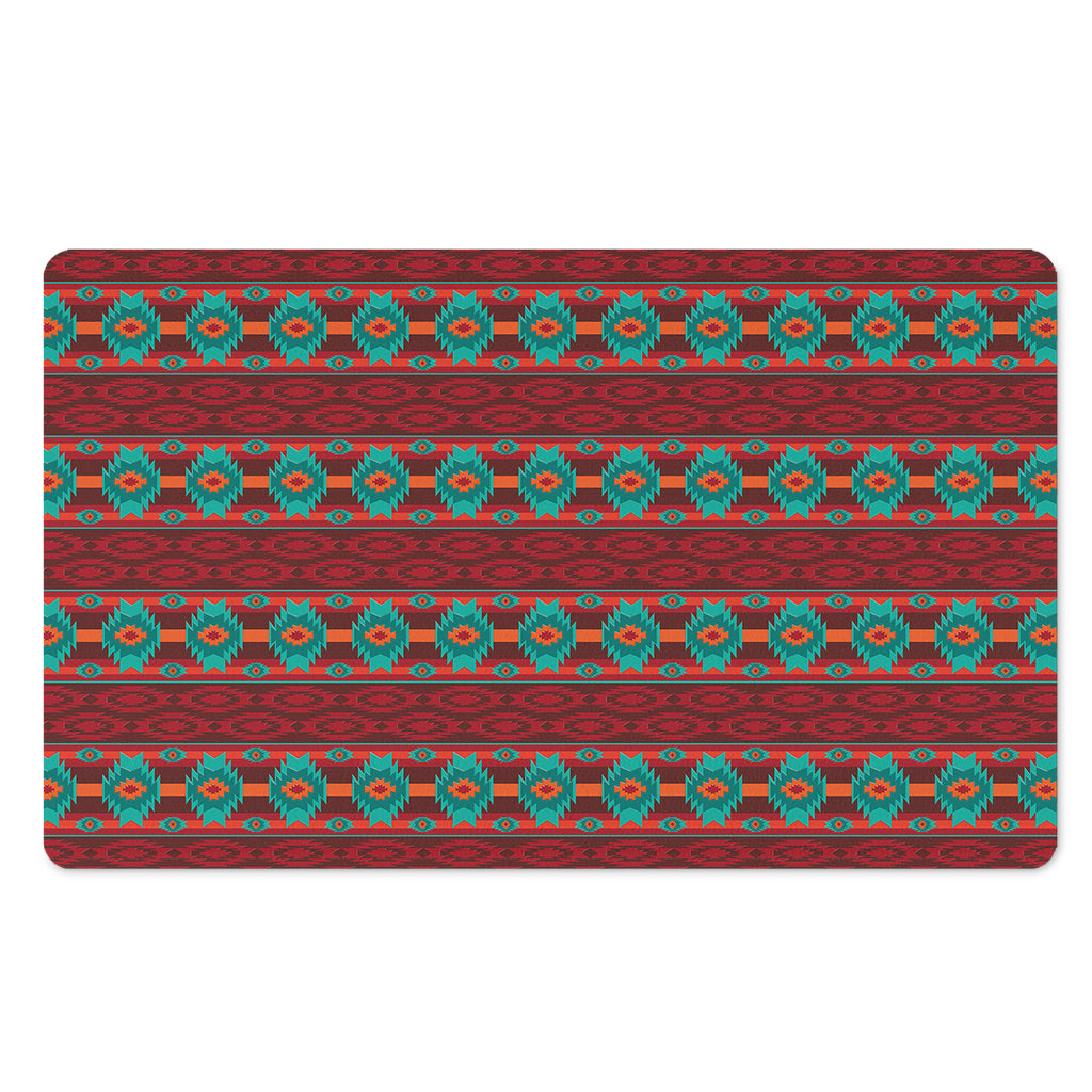 Native Southwestern Pattern Print Polyester Doormat