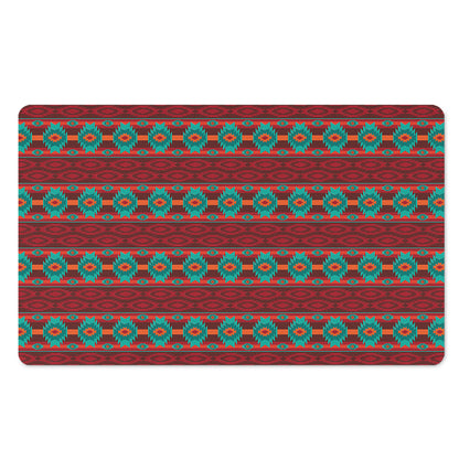 Native Southwestern Pattern Print Polyester Doormat