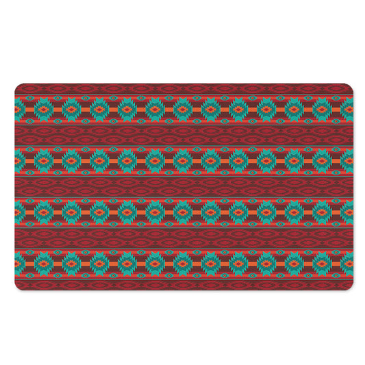 Native Southwestern Pattern Print Polyester Doormat