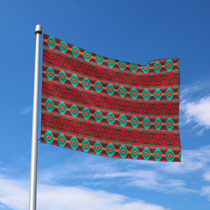 Native Southwestern Pattern Print Polyester Flag