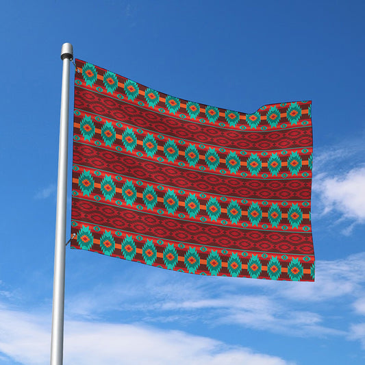 Native Southwestern Pattern Print Polyester Flag