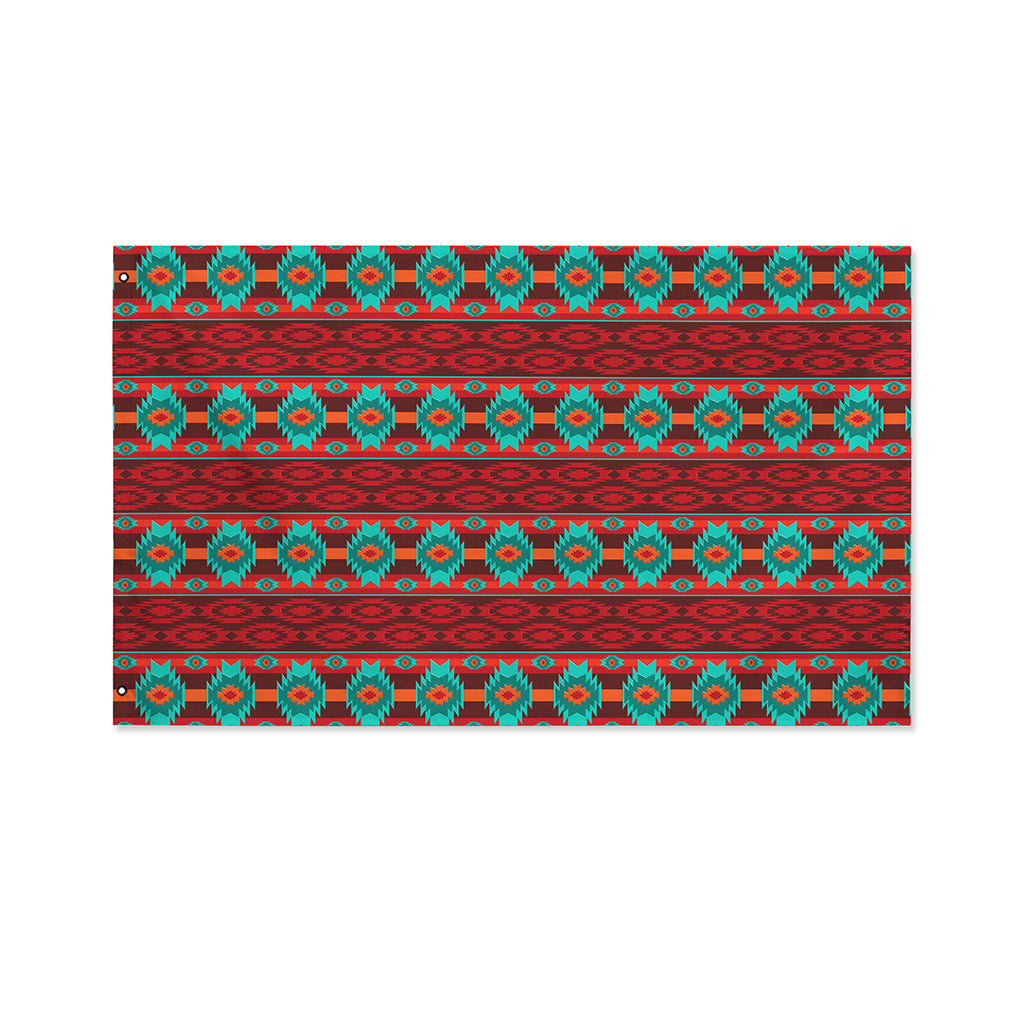 Native Southwestern Pattern Print Polyester Flag
