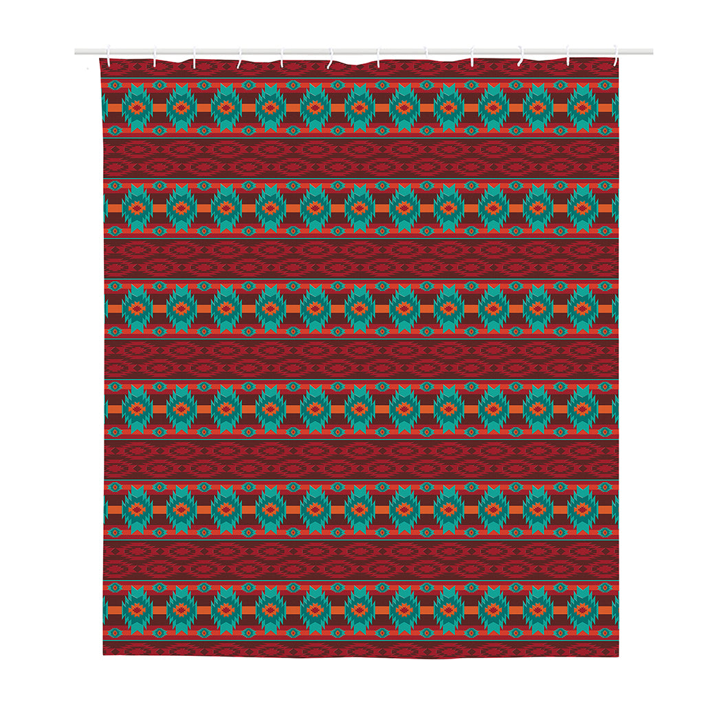 Native Southwestern Pattern Print Polyester Shower Curtain