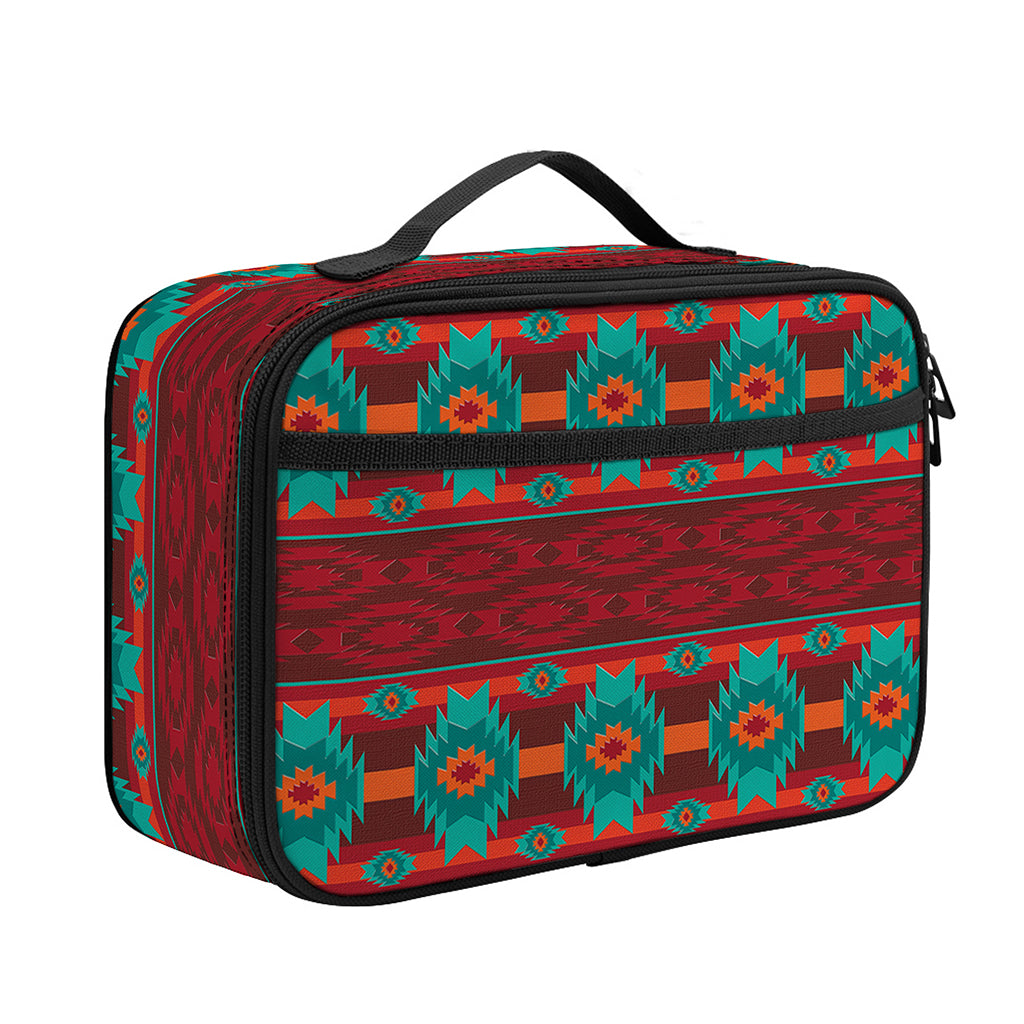 Native Southwestern Pattern Print Portable Lunch Bag