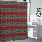 Native Southwestern Pattern Print Premium Shower Curtain