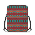 Native Southwestern Pattern Print Rectangular Crossbody Bag