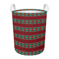 Native Southwestern Pattern Print Round Laundry Basket