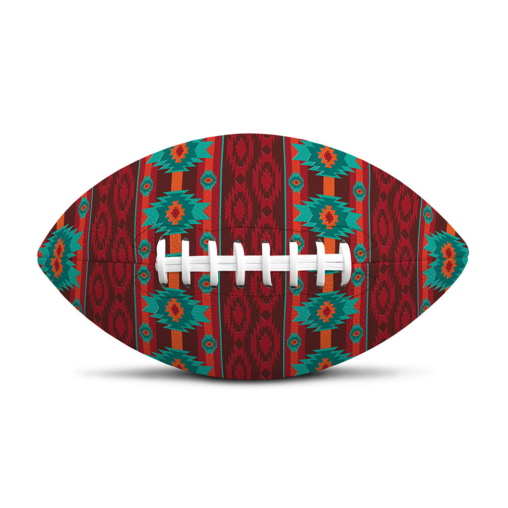 Native Southwestern Pattern Print Rugby Ball