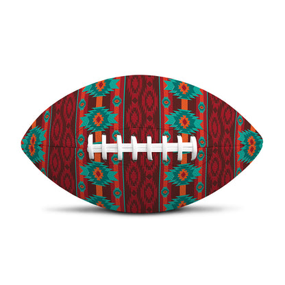Native Southwestern Pattern Print Rugby Ball