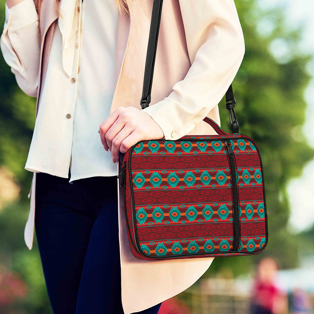 Native Southwestern Pattern Print Shoulder Strap Bible Bag