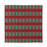 Native Southwestern Pattern Print Silk Bandana