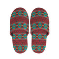 Native Southwestern Pattern Print Slippers