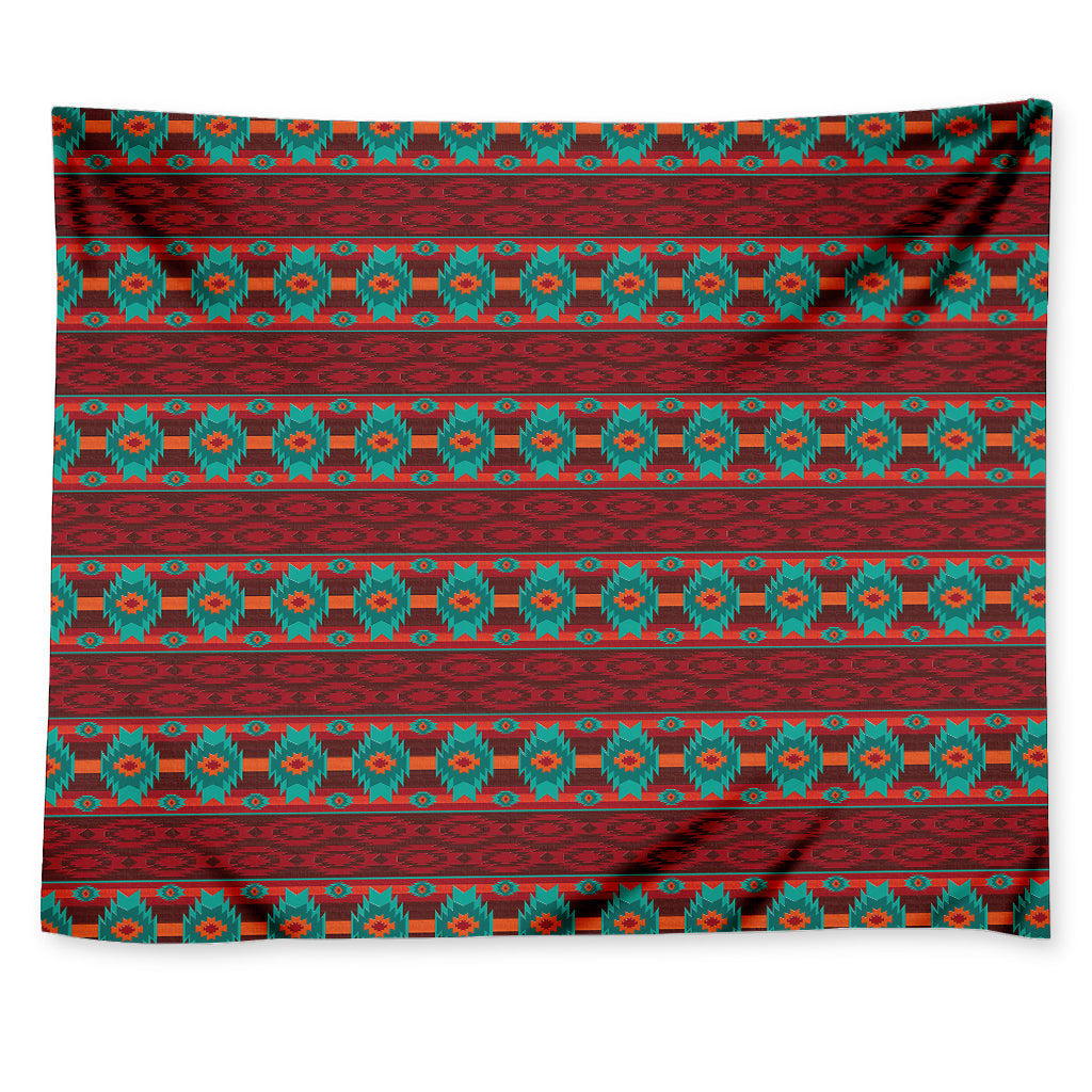 Native Southwestern Pattern Print Tapestry