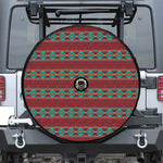 Native Southwestern Pattern Print Tire Cover With Camera Hole