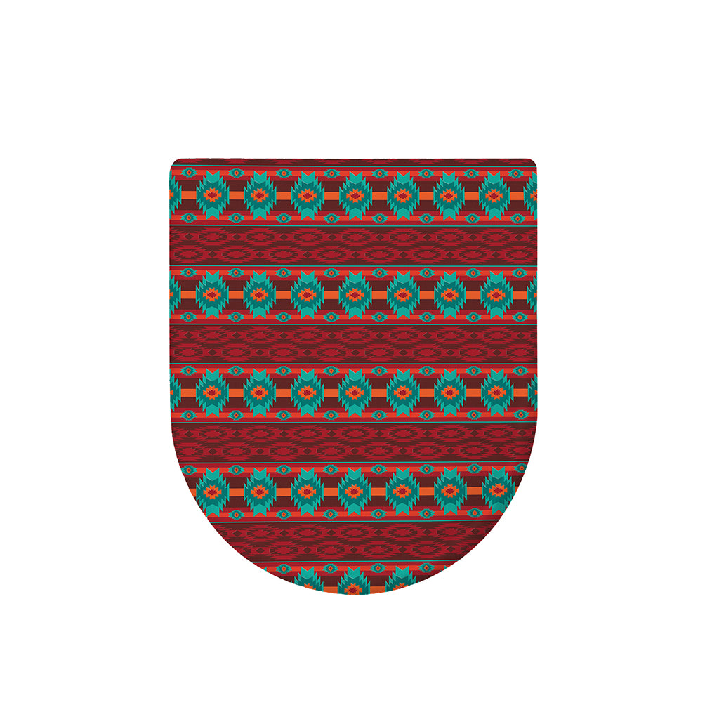 Native Southwestern Pattern Print Toilet Lid Cover